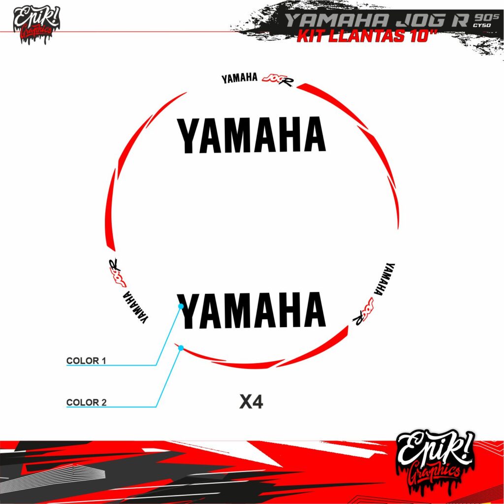Kit Pegatinas Yamaha JOG RR Jagermeister Edition | Epik! Graphics