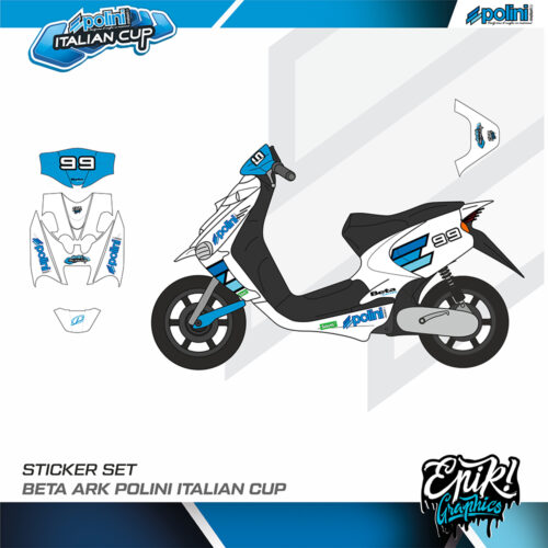 Kit Pegatinas para Beta Ark edición Polini Italian Cup