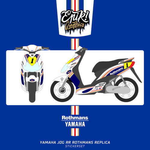 Kit de adhesivos Yamaha Jog RR edición Rothmans